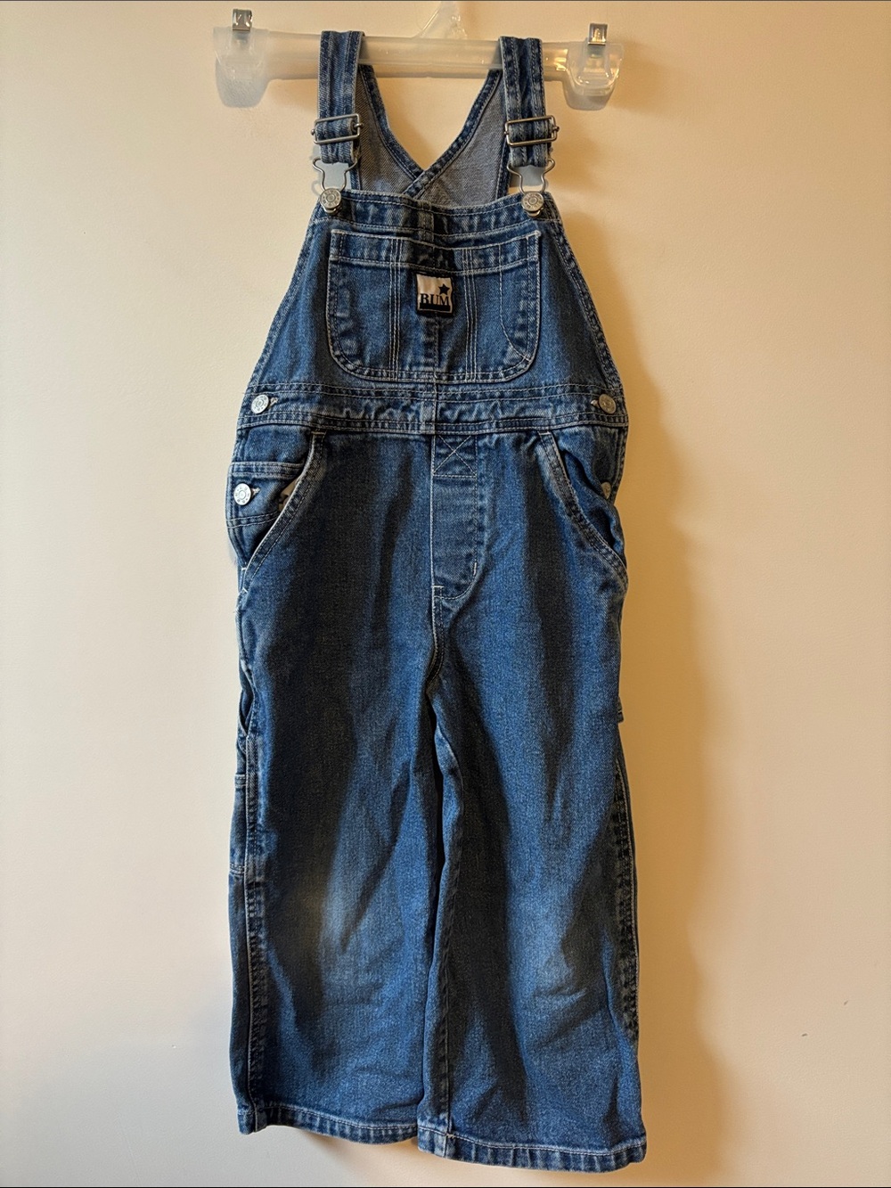Vintage BUM Kids Denim Overalls - Blue